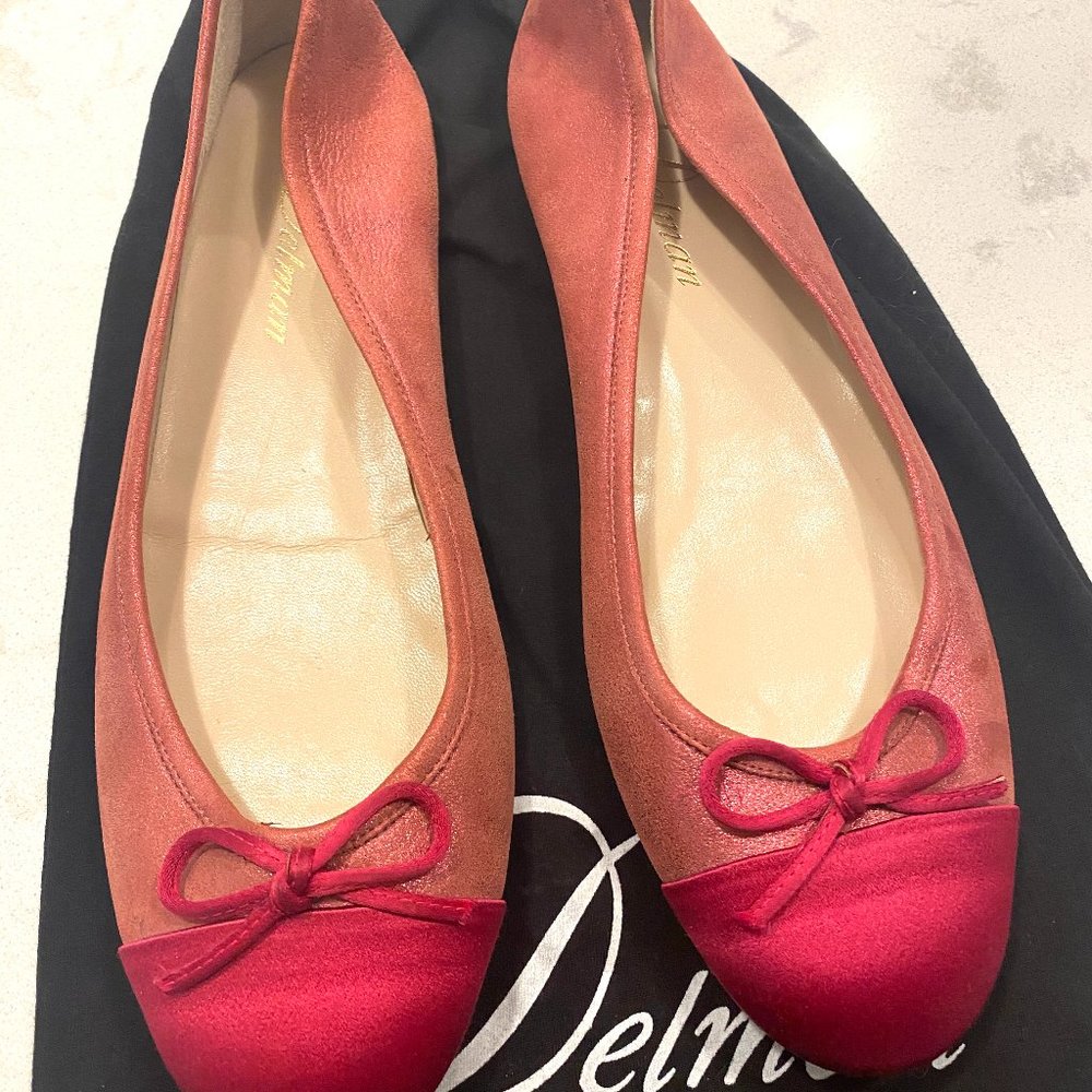 Gently worn/ in home Delman ballet flats 7.5